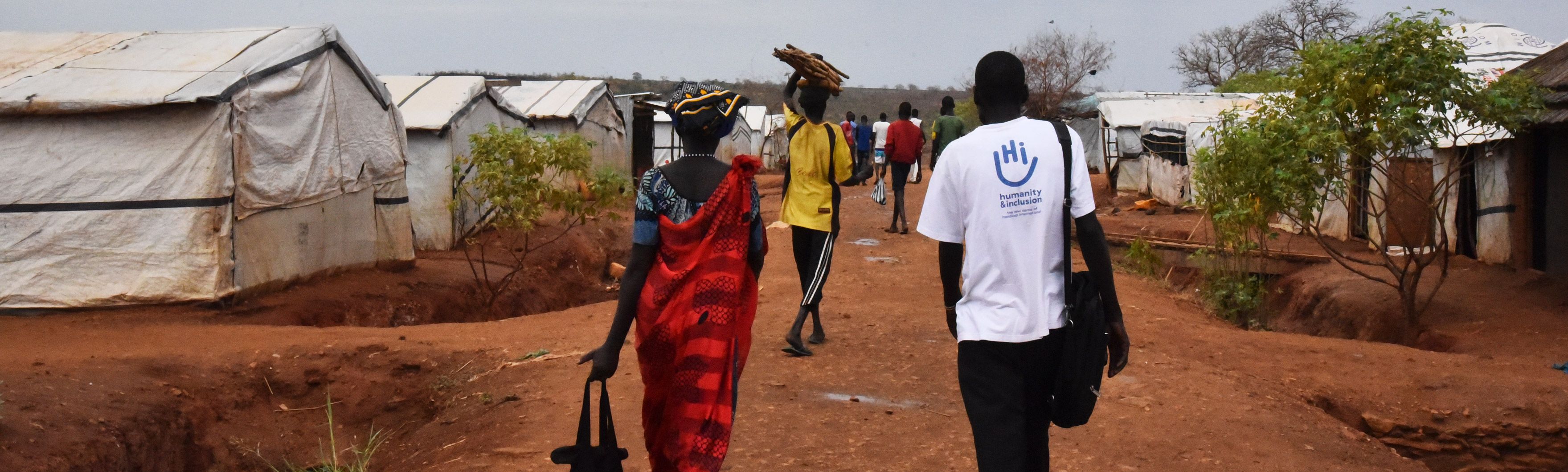 South Sudan, HI team at a PoC site (Protection of Civilians), IDP Camp near Juba. South Sudan, HI team at a PoC site (Protection of Civilians), IDP Camp near Juba.
